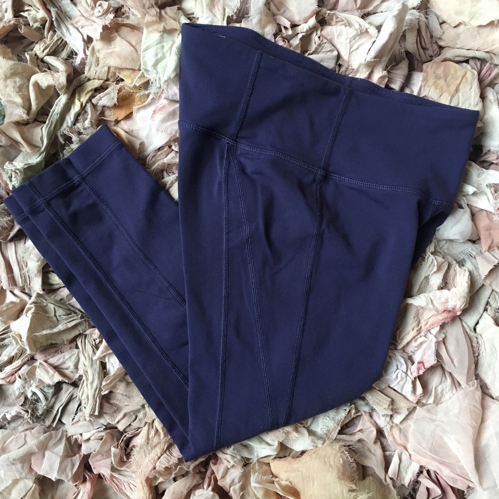 Athleta Purple Capri Leggings